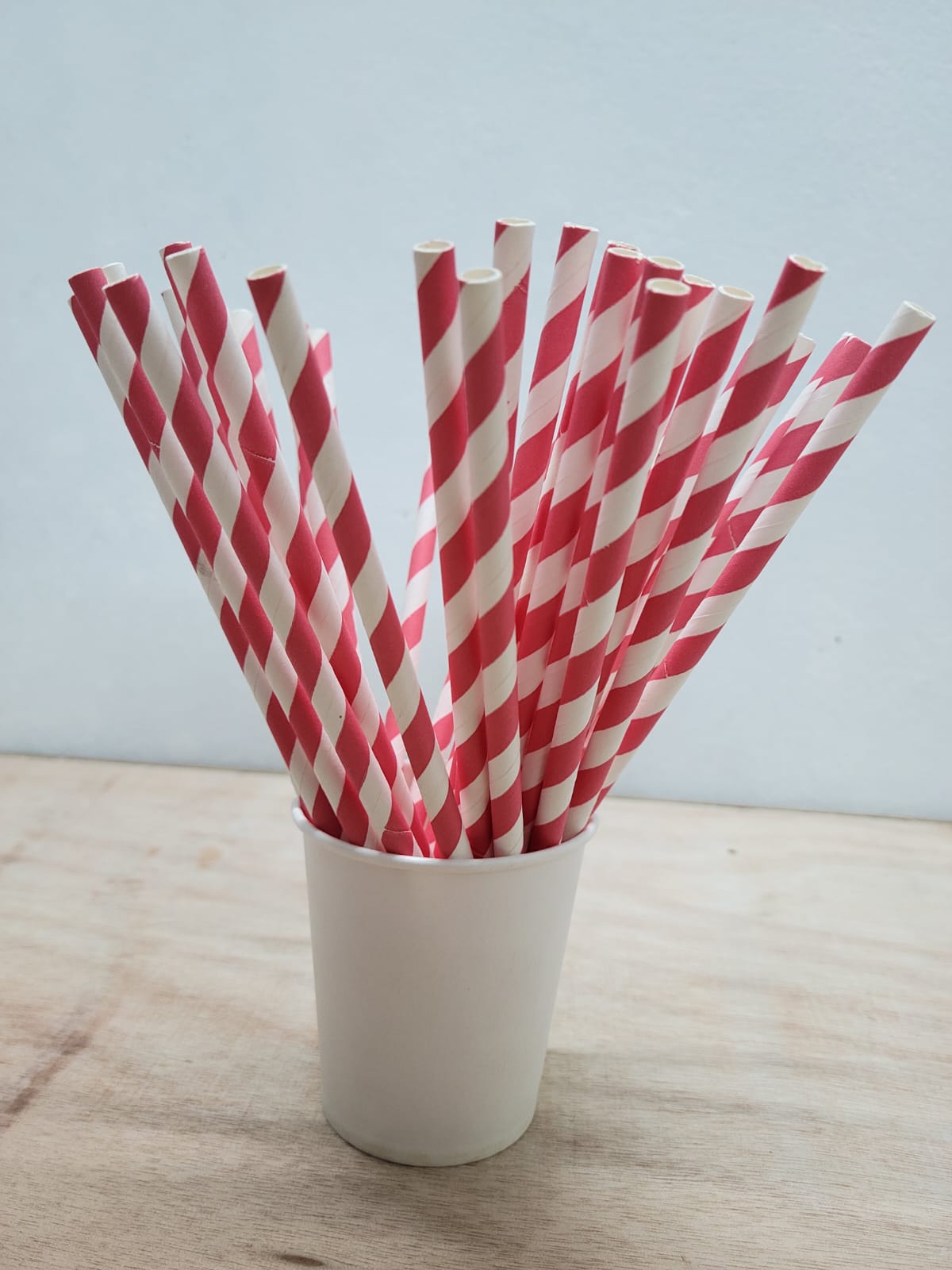 Biodegradable Paper Straws Eco-Friendly Assorted Colorful - Party Decoration (8mm, Multi-Colour)